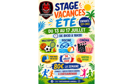STAGE ÉTÉ ENFANTS 2026